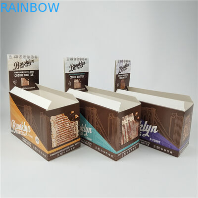 Boîtes d'affichage en carton pliable recyclables