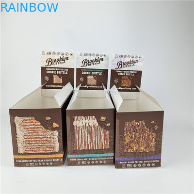 Boîtes d'affichage en carton pliable recyclables