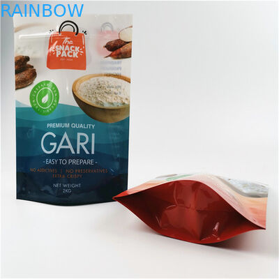 Matériau écologique et sûr Finition brillante Taille et conception personnalisées Besoins de papier d'aluminium Mylar Doypack