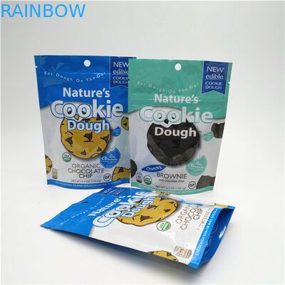 Seal thermique Logo personnalisé imprimé Poche fermeture à glissière debout emballage alimentaire en plastique reconductible