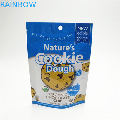 Seal thermique Logo personnalisé imprimé Poche fermeture à glissière debout emballage alimentaire en plastique reconductible