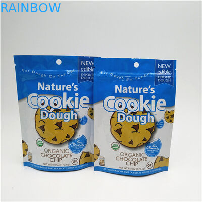 Seal thermique Logo personnalisé imprimé Poche fermeture à glissière debout emballage alimentaire en plastique reconductible