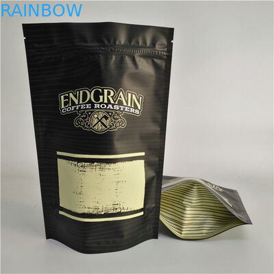 Stockage Logo personnalisé imprimé sac fermeture à glissière verrouillable sac à café en plastique