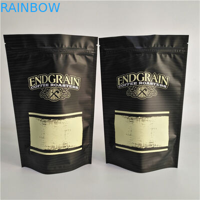 Stockage Logo personnalisé imprimé sac fermeture à glissière verrouillable sac à café en plastique