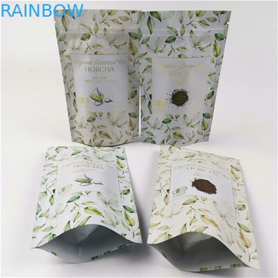 Pack de mode Logo personnalisé imprimé Accepté jusqu'à 10 couleurs Disponible Sac à thé en papier plastique