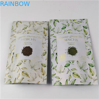 Pack de mode Logo personnalisé imprimé Accepté jusqu'à 10 couleurs Disponible Sac à thé en papier plastique