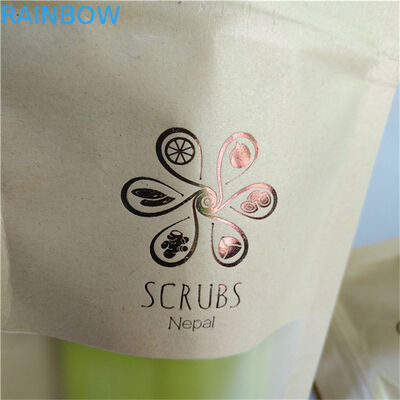 Lisse Prix approprié Feuille d'aluminium Taille personnalisée et besoins de conception Poches debout avec fermeture à glissière