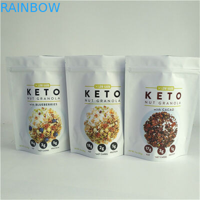 Chine fournisseur Impression de conception personnalisée Taille et conception personnalisées Besoins de sacs debout avec fermeture à glissière Pour l'emballage alimentaire