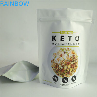 Chine fournisseur Impression de conception personnalisée Taille et conception personnalisées Besoins de sacs debout avec fermeture à glissière Pour l'emballage alimentaire