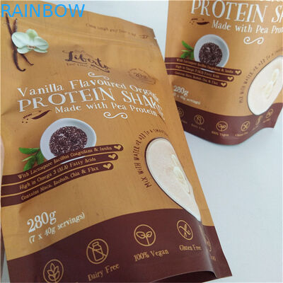 Sacs d'emballage pour collations en couleur MOPP VMPET PE Mat Finition noire étanche à l'humidité