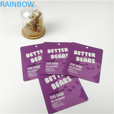 Accepté Jusqu'à 10 couleurs Disponible Sac d'emballage Mylar à nouveau fermé de haute qualité