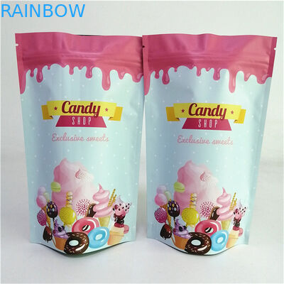 Plastique écologique en Mylar en aluminium en fermeture à glissière à l'odeur imprimé sur mesure