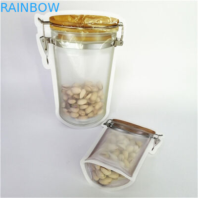 Sac d'emballage alimentaire en plastique recyclé en PE