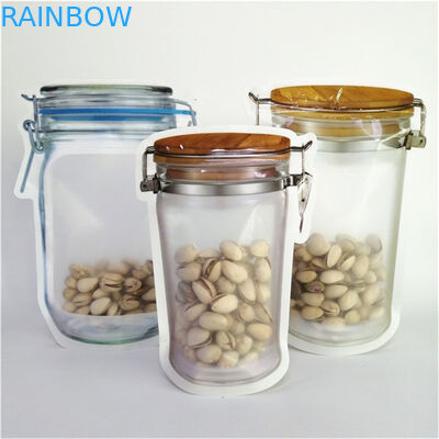 Sac d'emballage alimentaire en plastique recyclé en PE