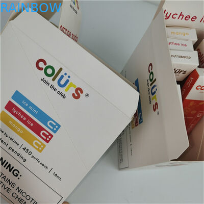 Boîtes d'affichage en carton à déchirer à chaud