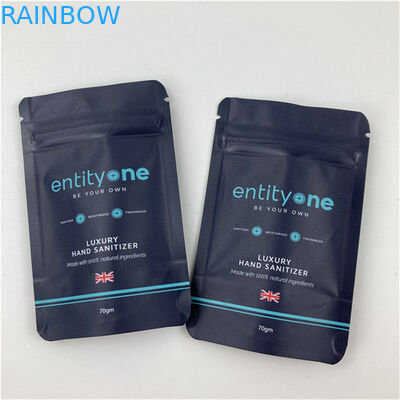 Logo personnalisé imprimé sac debout avec fermeture à glissière Mat finition en aluminium Mylar Doypack