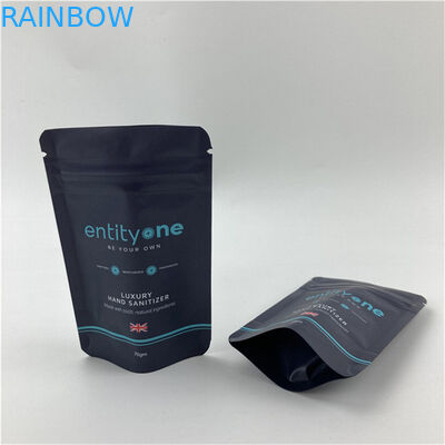 Logo personnalisé imprimé sac debout avec fermeture à glissière Mat finition papier d'aluminium de qualité alimentaire matériel Doypack