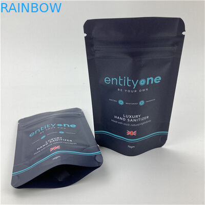 Logo personnalisé imprimé sac debout avec fermeture à glissière Mat finition en aluminium Mylar Doypack