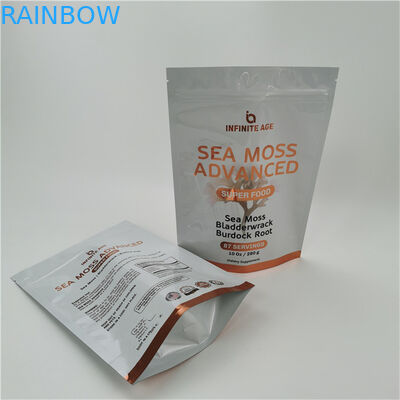 Accepté jusqu'à 10 couleurs disponibles ligne facile déchirure debout sac de poche étancheur thermique fermeture à glissière haut