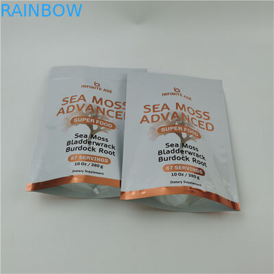 Accepté jusqu'à 10 couleurs disponibles ligne facile déchirure debout sac de poche étancheur thermique fermeture à glissière haut