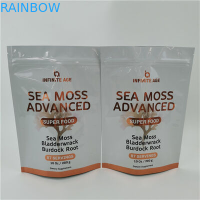 Accepté jusqu'à 10 couleurs disponibles ligne facile déchirure debout sac de poche étancheur thermique fermeture à glissière haut