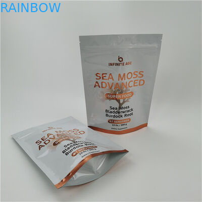 Accepté jusqu'à 10 couleurs disponibles ligne facile déchirure debout sac de poche étancheur thermique fermeture à glissière haut