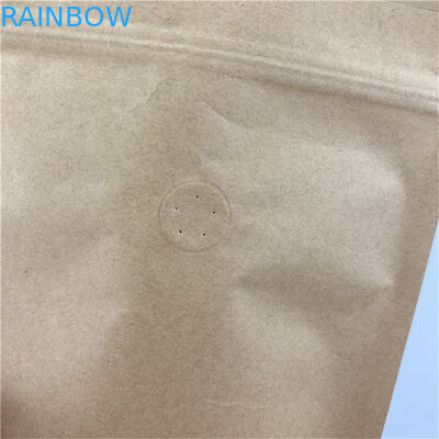 Taille et conception personnalisées Besoins d'impression colorée Papier Kraft Sacs d'emballage de collations