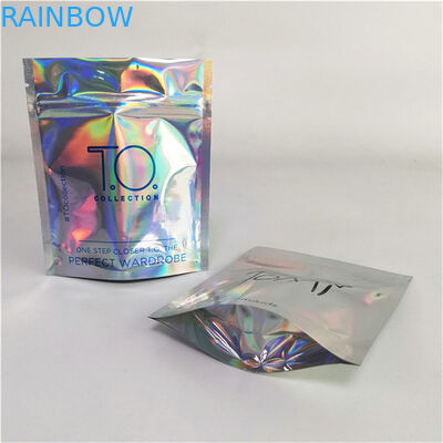 Matériau d'emballage alimentaire personnalisé étiquette privée fermeture à glissière étanche sac d'emballage