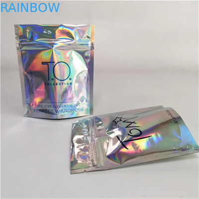 Matériau d'emballage alimentaire personnalisé étiquette privée fermeture à glissière étanche sac d'emballage