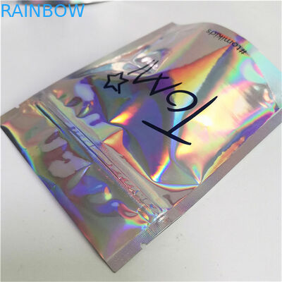 Matériau d'emballage alimentaire personnalisé étiquette privée fermeture à glissière étanche sac d'emballage