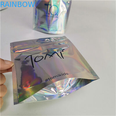 Matériau d'emballage alimentaire personnalisé étiquette privée fermeture à glissière étanche sac d'emballage