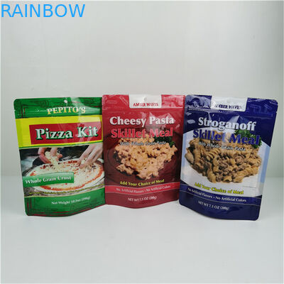 Meilleur vendeur de stockage écologique Logo personnalisé imprimé Stand Up Poche fermeture éclair plastique re-fermable