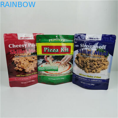 Meilleur vendeur de stockage écologique Logo personnalisé imprimé Stand Up Poche fermeture éclair plastique re-fermable