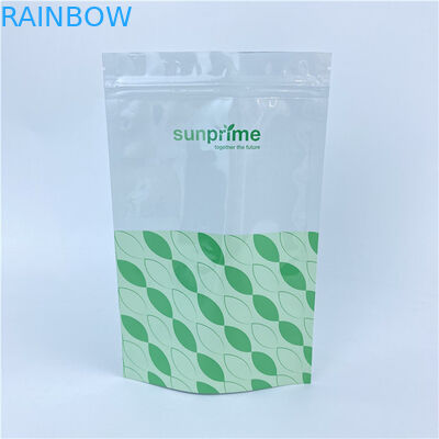 Matte PET/PE Fermeture à glissière Food Doypack avec logo personnalisé accepté