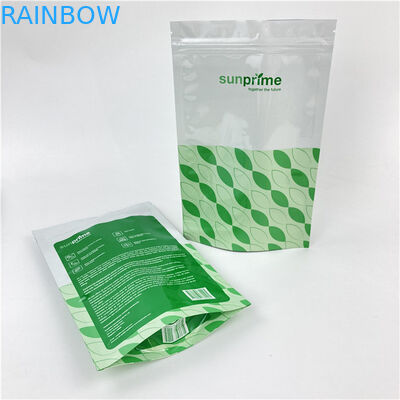 Matte PET/PE Fermeture à glissière Food Doypack avec logo personnalisé accepté