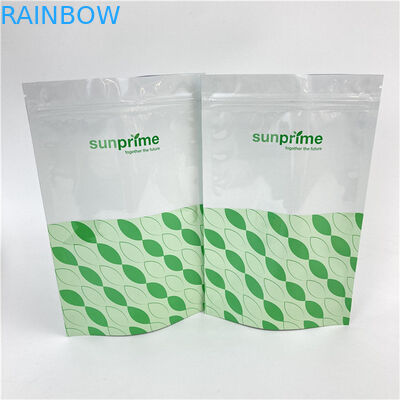 Matte PET/PE Fermeture à glissière Food Doypack avec logo personnalisé accepté