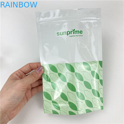 Matte PET/PE Fermeture à glissière Food Doypack avec logo personnalisé accepté