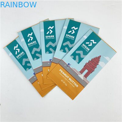 Conception personnalisée facile à déchirer ligne trois côtés scellé sac d'emballage Mylar accepté jusqu'à 10 couleurs disponibles