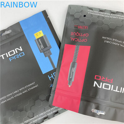 Sac d'emballage Mylar à trois côtés scellé Sac plat avec fermeture à glissière Accepté jusqu'à 10 couleurs disponibles