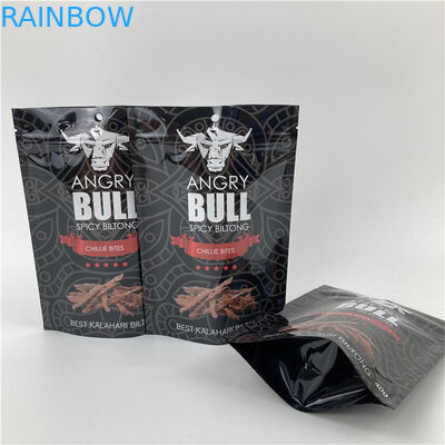 Sacoche debout étanche à fuite avec fermeture à glissière gravure/sacoche d'emballage imprimée numériquement