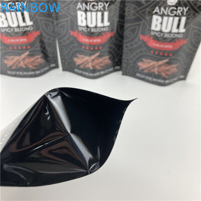 Sacoche debout étanche à fuite avec fermeture à glissière gravure/sacoche d'emballage imprimée numériquement