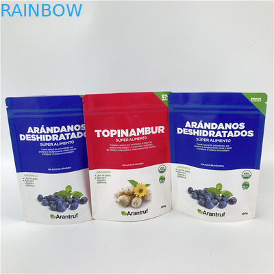 Taille personnalisée / Design Impression colorée Doypack Matériau écologique et sûr