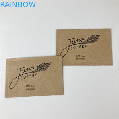 Sac de papier Mylar Kraft scellé sur trois côtés