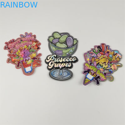 Coupe à la main 3,5 g Sacs en forme spéciale Cookies Bonbons Snack Stand Up Zipper Bag