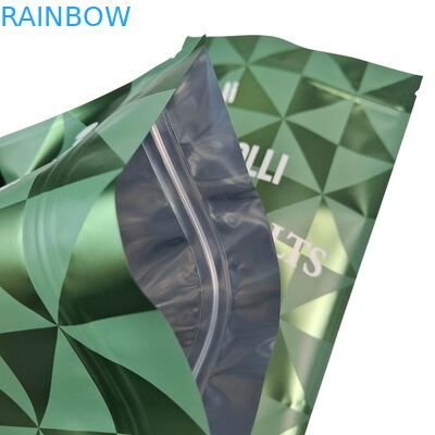 Emballage plastique vertical pour gommage corporel, sachet, sels de bain, bain de sel, sacs Mylar naturels avec fermeture éclair