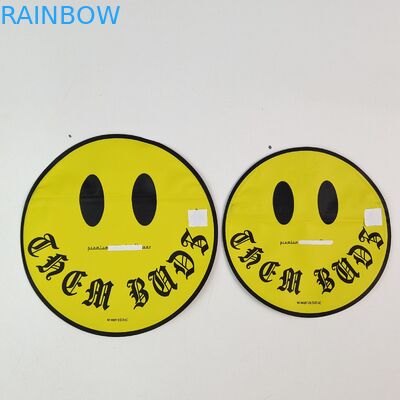 Sachets Mylar irréguliers 3.5g 7g avec fermeture éclair, impression intérieure, feuille d'aluminium, étanches aux odeurs, en plastique comestible