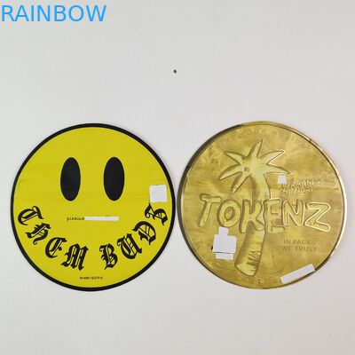 Sachets Mylar irréguliers 3.5g 7g avec fermeture éclair, impression intérieure, feuille d'aluminium, étanches aux odeurs, en plastique comestible