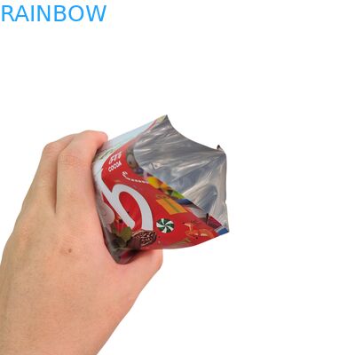 Biodégradable Aliments Snack Emballage étanche à la chaleur Foil d'aluminium sac fermeture à glissière Pour les noix Thé Café Nourriture pour animaux de compagnie