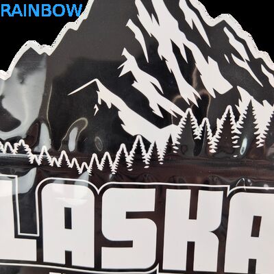 Cali comestible 3,5 g 7 g Mylar Ziplock Soft Touch Inodore à l' odeur en forme irrégulière de biscuits à découper emballage sac en plastique