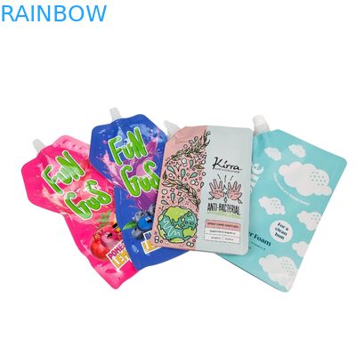 Sachet souple en plastique liquide avec bec verseur, emballage de compression pour cosmétiques, boissons, lotion, sachet à buse